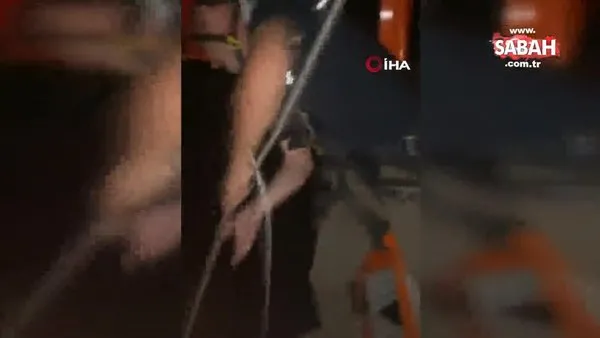 Antalya'da teleferik kazasında mahsur kalanları ekipler böyle kurtardı | Video