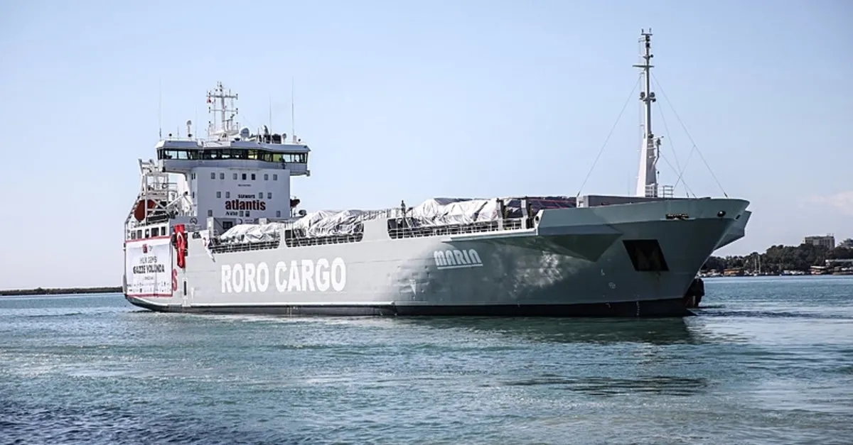 Türk Kızılay'ın Gazze'ye yardım gemisi dünyaya Türksat ile bağlanacak