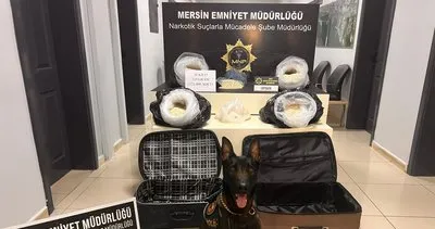 Uyuşturucu operasyonunda 58 kilo 310 gram uyuşturucu hap ele geçirildi #mersin