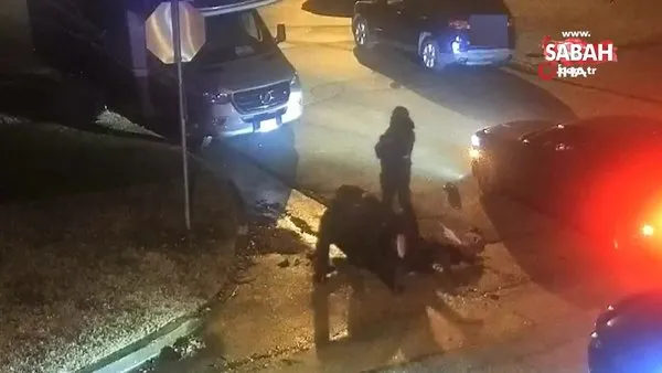 ABD'de polis şiddeti! Korkunç görüntüler ortaya çıktı: Genç adamı defalarca döverek öldürdüler! | Video