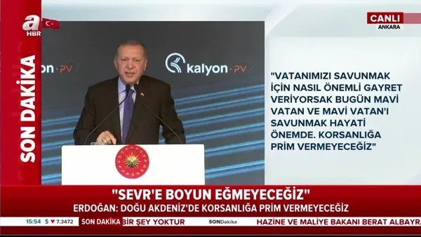 Son dakika | Cumhurbaşkanı Erdoğan 