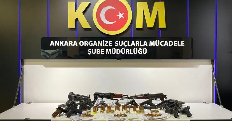 Ankara polisi suç örgütlerine kara Bulut gibi çöktü! Tefecilere ve silah tacirleri darbe