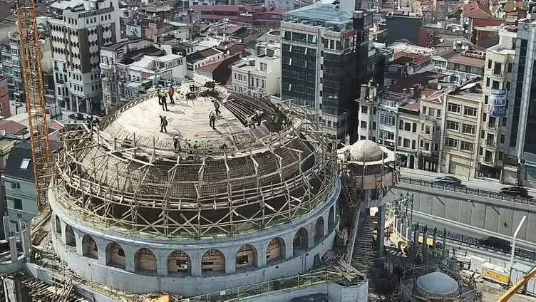 Taksim Camii’nin kaba inşaatının yüzde 85’i tamamlandı