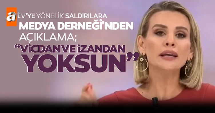 ATV’ye linç girişimi hakkında Medya Derneği’nden açıklama: Vicdandan yoksun...