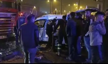 TIR ile hafif ticari araç çarpıştı: 6 yaralı #diyarbakir