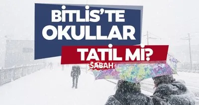 Bugün Bitlis’te okullar tatil mi? 22 Aralık Bitlis’te okullar tatil mi, hangi ilçelerde tatil? Valilik açıkladı!