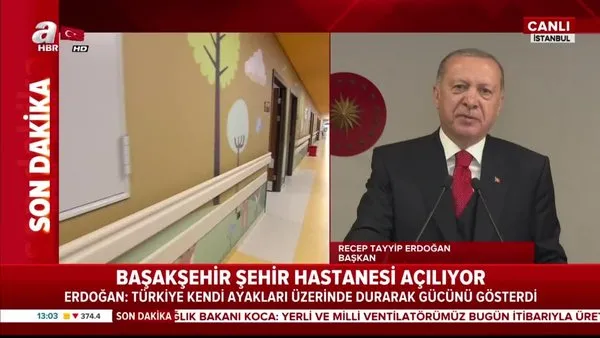Son dakika: Cumhurbaşkanı Erdoğan'dan Başakşehir Şehir Hastanesi açılışında önemli açıklamalar (20 Nisan 2020 Pazartesi) | Video