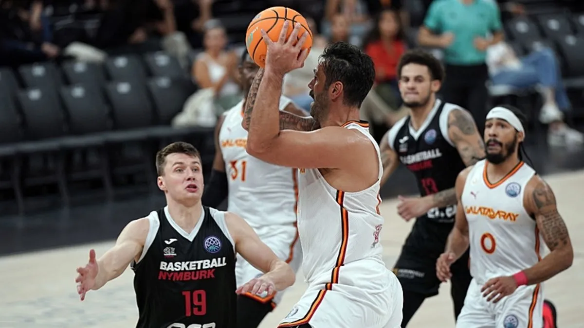 FIBA Şampiyonlar Ligi: Galatasaray: 75 - CEZ Nymburk: 87