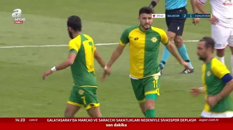 GOL | Balıkesirspor 2-1 Esenler Erokspor
