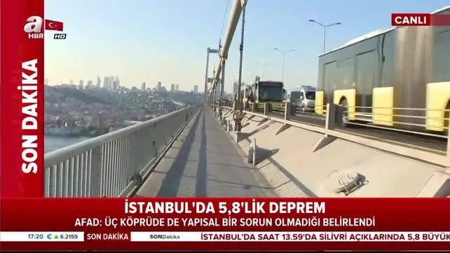 İstanbul'da deprem sonrası 'köprü çöktü' yalanını ortaya atmışlardı... Bakın ne çıktı!