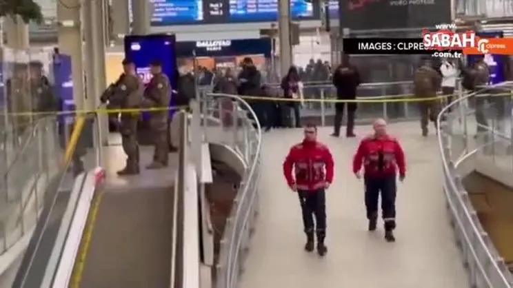 SON DAKİKA: Paris’te bıçaklı dehşet! Tren istasyonu kana bulandı | Video