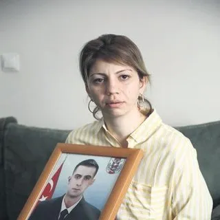 Şehit eşine Erdoğan sahip çıktı