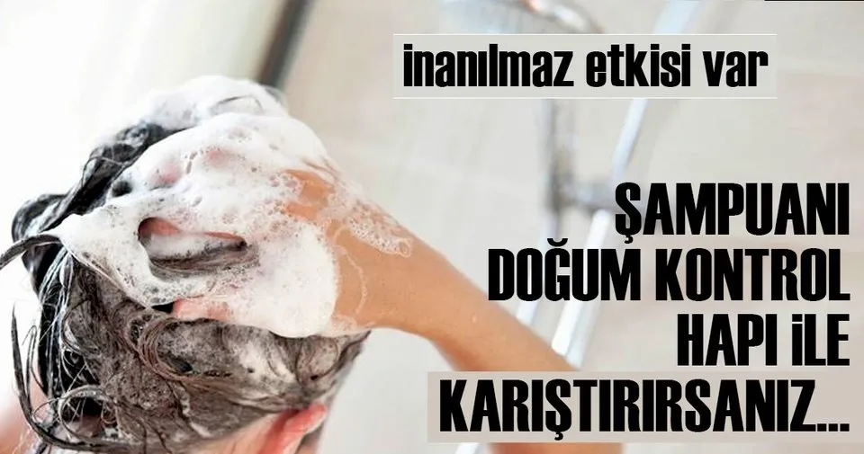 sampuan icerisine dogum kontrol hapi