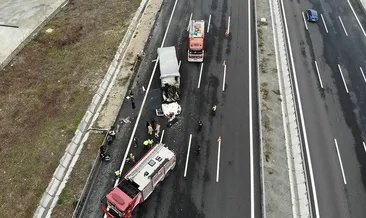 Kuzey Marmara Otoyolu’nda feci kaza!