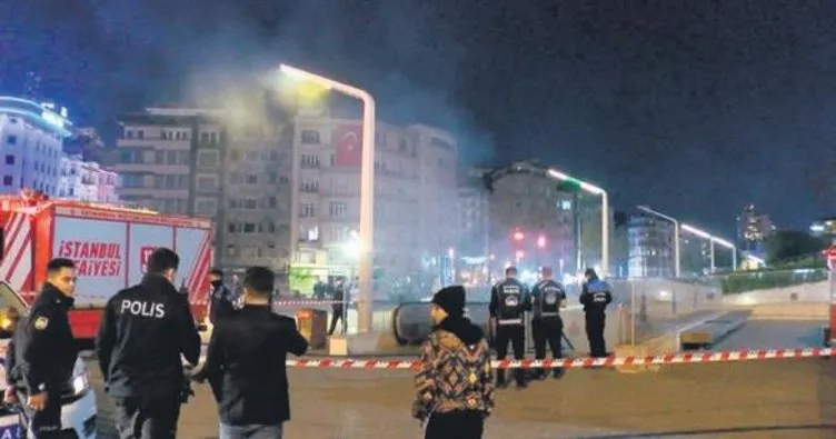 Taksim Metro İstasyonu’nda korkutan yangın