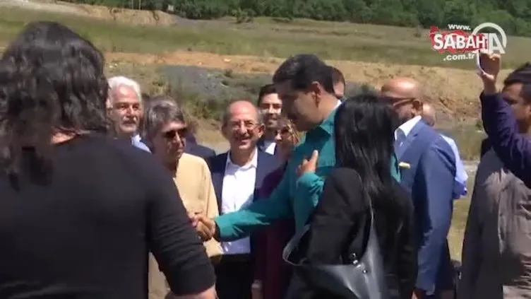 Venezuela Devlet Başkanı Nicolas Maduro TRT'nin 65 ülkede izlenen 'Diriliş Ertuğrul' dizisinin setini ziyaret etti