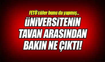 Üniversitesinin tavanında jammer bulundu!