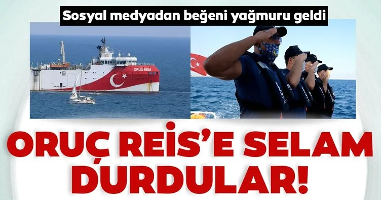 Antalya polisi, Oruç Reis’i selamladı