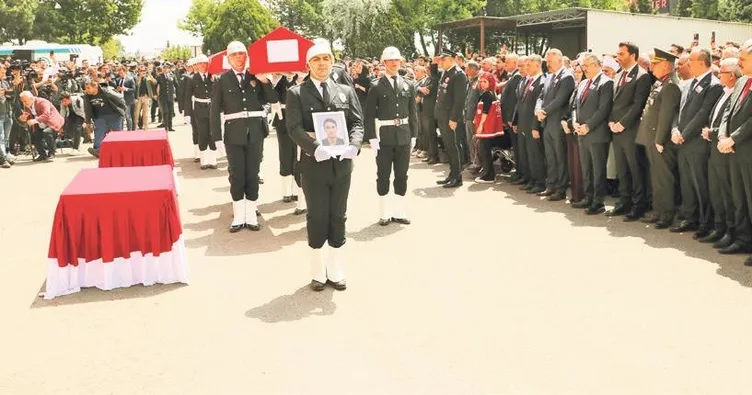 Görev şehitlerine veda