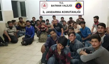 Batman’da 35 düzensiz göçmen yakalandı #batman