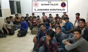 Batman’da 35 düzensiz göçmen yakalandı Batman’da 35 düzensiz göçmen yakalandı