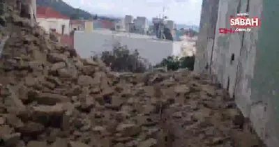 Son dakika! İzmir’deki deprem sonrası Yunanistan’ın Sisam Adası bu hale geldi! | Video