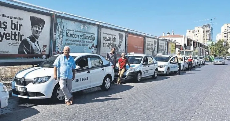 Taksi dolmuşçulardan Büyükşehir’e protesto