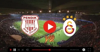 Pendikspor Galatasaray maçı CANLI İZLE 📺 | Pendikspor Galatasaray canlı izle şifresiz Bein Sports 1 kesintisiz maç ekranı!