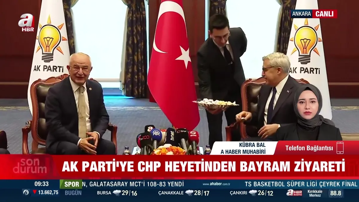 Son Dakika | AK Parti ve CHP heyetleri bayramlaştı! Hüseyin Yayman’dan açıklama: Türkiye’nin önü aydınlıktır videosunu izle Son Dakika | AK Parti ve CHP heyetleri bayramlaştı! Hüseyin Yayman’dan açıklama: Türkiye’nin önü aydınlıktır videosunu izle