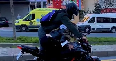 İstanbul trafiğinde “pes” dedirten görüntü! Kız arkadaşıyla öyle bir şey yaptı ki...