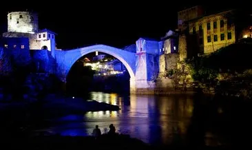 Mostar Köprüsü Yeni Zelanda’daki katliam anısına ışıklandırıldı
