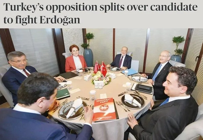 Altılı koalisyon krizi dünya gündeminden düşmüyor! ’Erdoğan haklı çıktı’