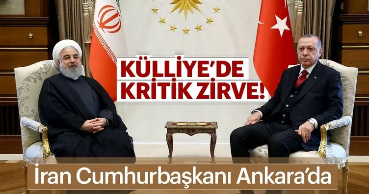 Son Dakika: Erdoğan-Ruhani görüşmesi başladı!