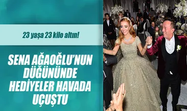 23 yaşındaki Sena’ya yaşı kadar altın