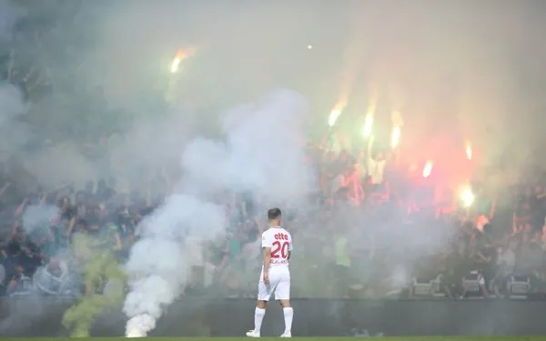 Sakaryaspor - Fatih Karagümrük maçından çarpıcı kareler