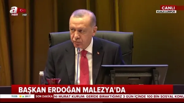 Cumhurbaşkanı Erdoğan'dan Malezya'da önemli açıklamalar