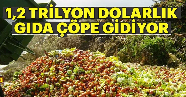 1.2 trilyon $’lık gıda çöpe gidiyor