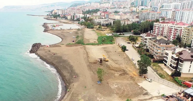 Akçaabat Sahil Projesi için ilk adım