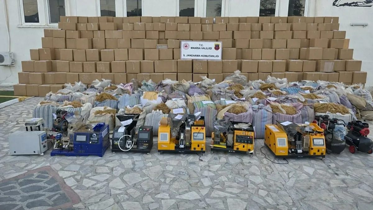 Manisa’da kaçak tütün operasyonu: 5 şüpheli tutuklandı! Manisa’da kaçak tütün operasyonu: 5 şüpheli tutuklandı!