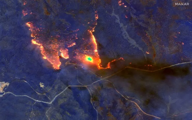 Avustralya yanıyor! NASA'dan korkutan görüntü...