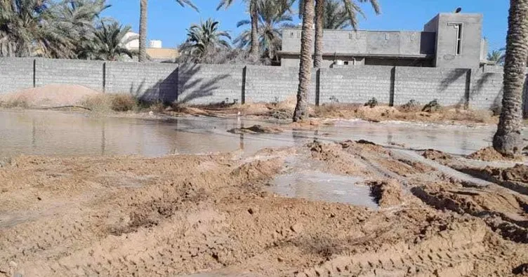 Libya’da yer altı suları büyük zarara yol açtı