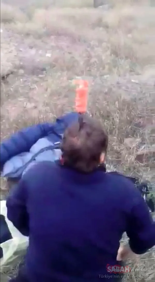 Polisler şoke oldu! Nefes almak için kafasına bıçak sapladı