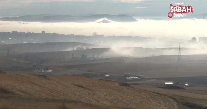 Sivas’ta sis etkili oldu, görüş mesafesi 10 metreye düştü | Video
