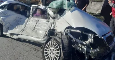 Giresun'da feci kaza! Kamyon ile otomobil çarpıştı: 3 ölü, 1 yaralı #giresun