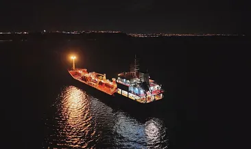 Silivri açıklarında kazaya karışmıştı: ALSU isimli gemi havadan görüntülendi