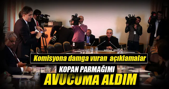 ‘Kopan parmağımı avucuma aldım’