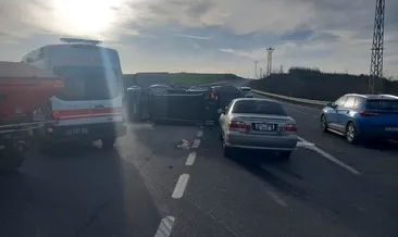 Arnavutköy’de feci kaza: 1 ölü, 4 yaralı