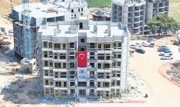 Adana’da deprem konutları yükseliyor