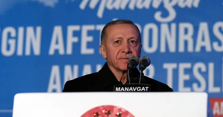 Son dakika haberi: Başkan Erdoğan’dan Manavgat’a Millet Bahçesi müjdesi
