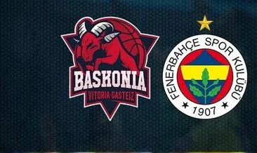 Baskonia Fenerbahçe Beko maçı hangi kanalda? THY Euroleague Baskonia Fenerbahçe nerede ve saat kaçta? İşte detaylar...